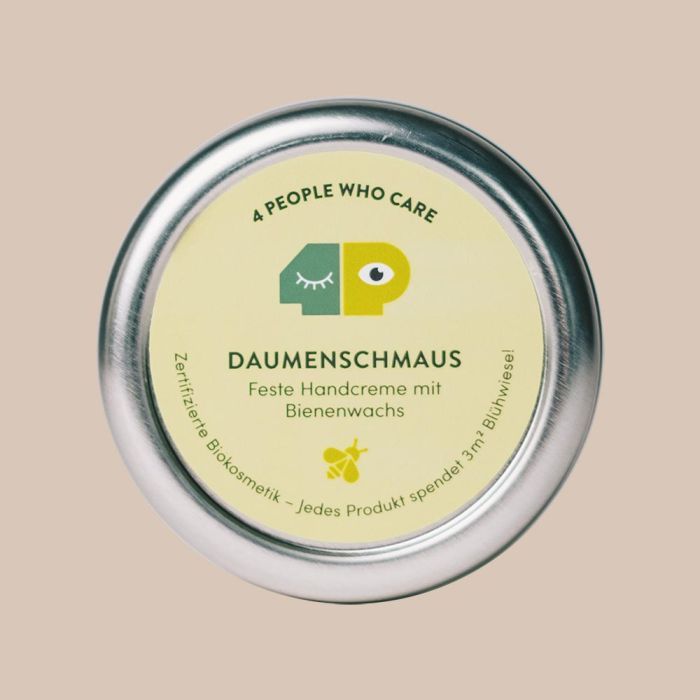 4peoplewhocare - Feste Handcreme - Daumenschmaus