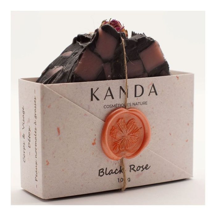 KANDA - Naturseife - Black Rose